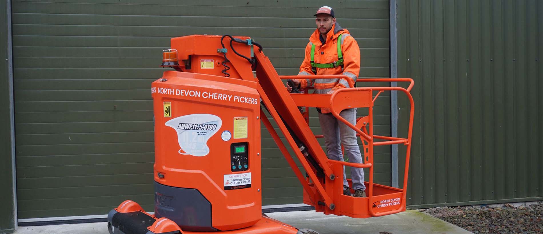 Vertical Mast Cherry Picker Hire North Devon